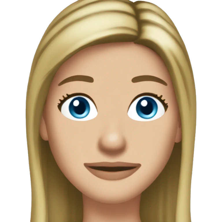 Rachel Green friends light blue eyes emoji