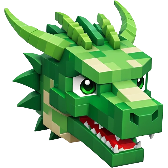 Minecraft dragon head emoji
