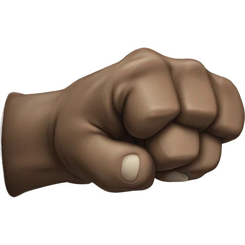 fist punching wall emoji