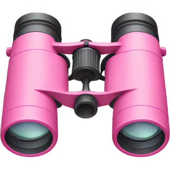 pink BINOCULARS emoji