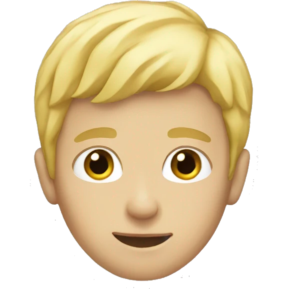 blonde boy emoji
