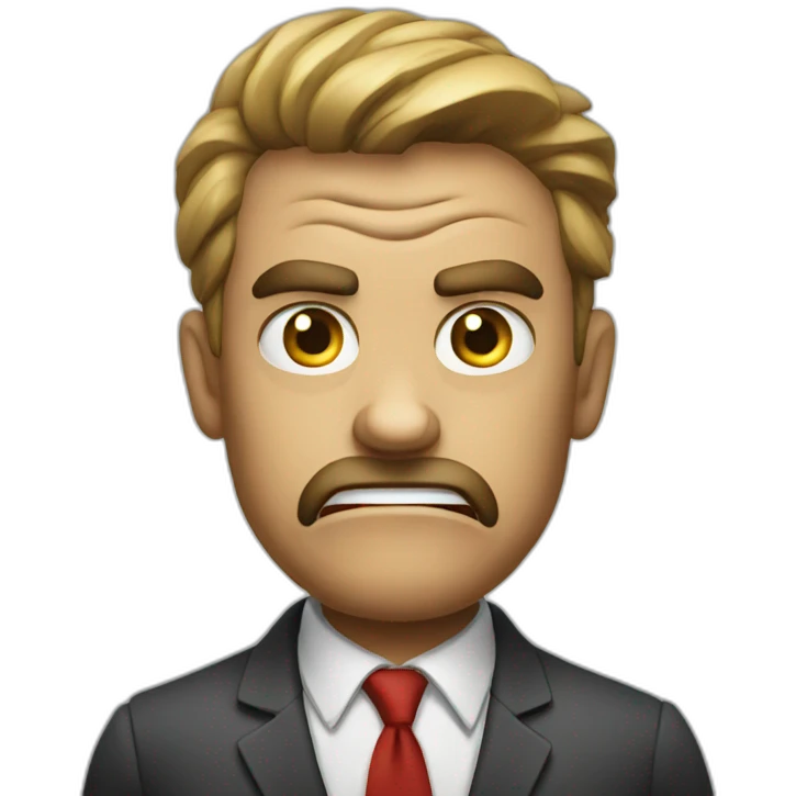 Angry entrepreneur emoji