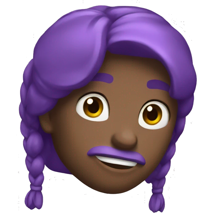 Lazo morado emoji
