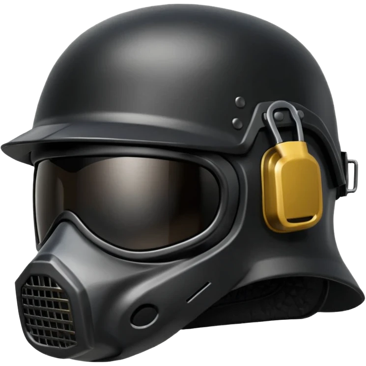 Üstünde (PUBG)yazan bir kask yap emoji