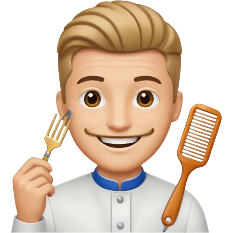 Barber with comb




 emoji
