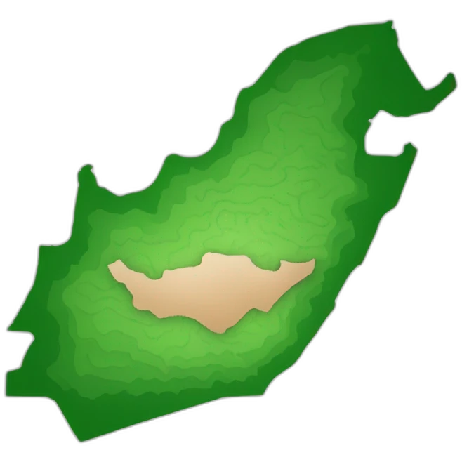 Saudi Arabia green map emoji