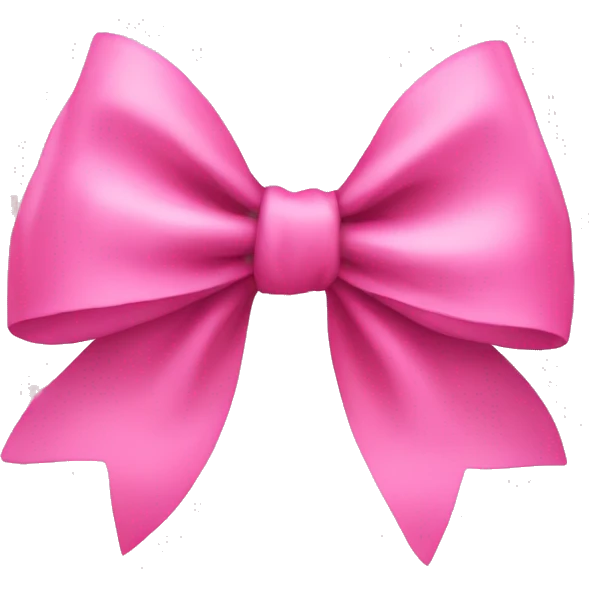 Pink bow  emoji