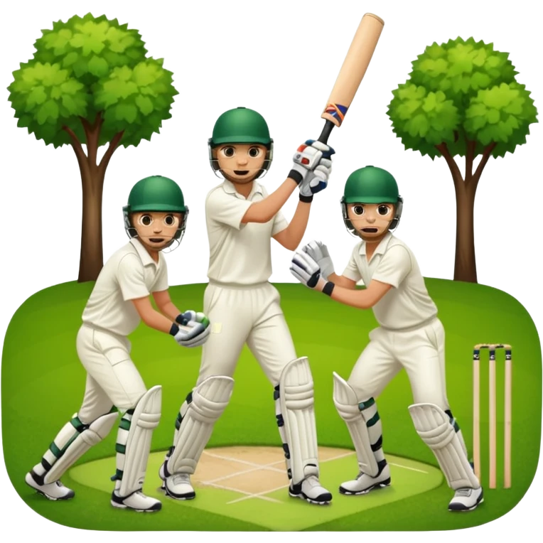 Cricketers  emoji