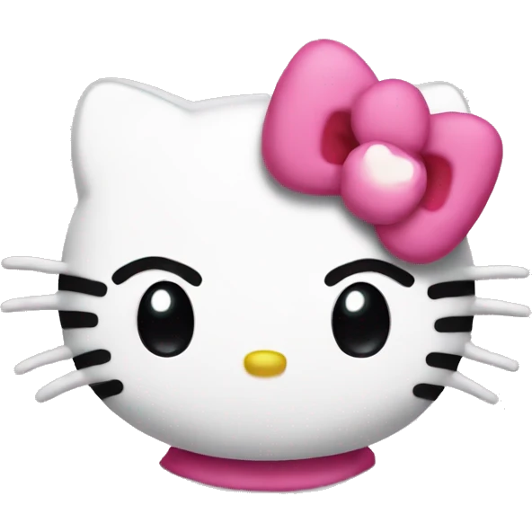 Hello kitty good emoji