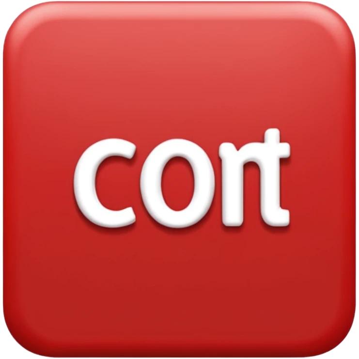the word “CONTENT” written in red emoji