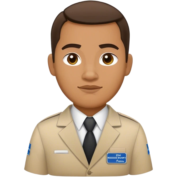 Samoan Mormon missionary with name tag emoji