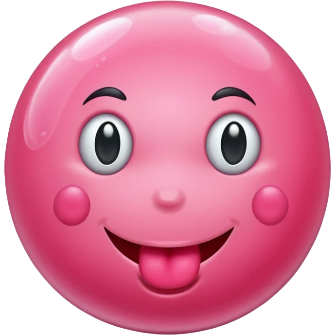 bubble gum and watermelon emoji
