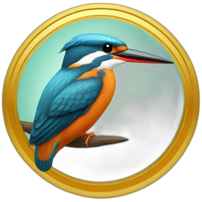 kingfisher trading bitcoin emoji