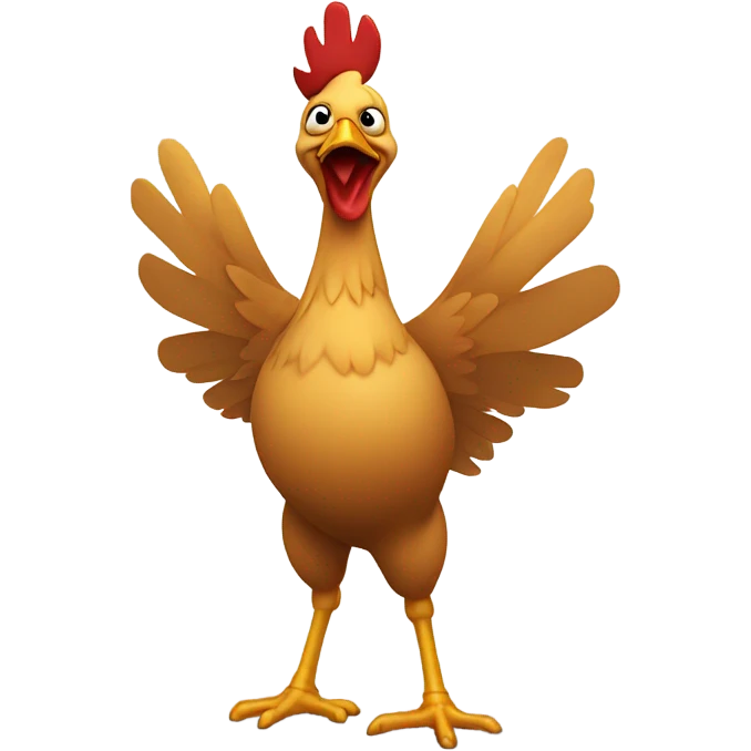 chicken dancing emoji