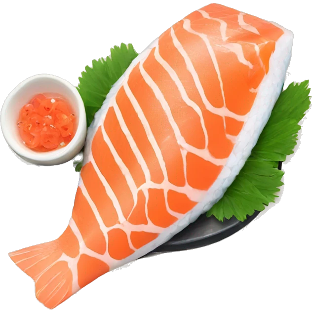 Salmon sashimi emoji