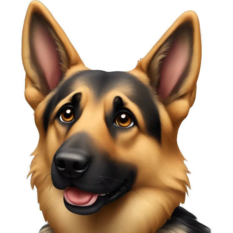 German shepard  emoji