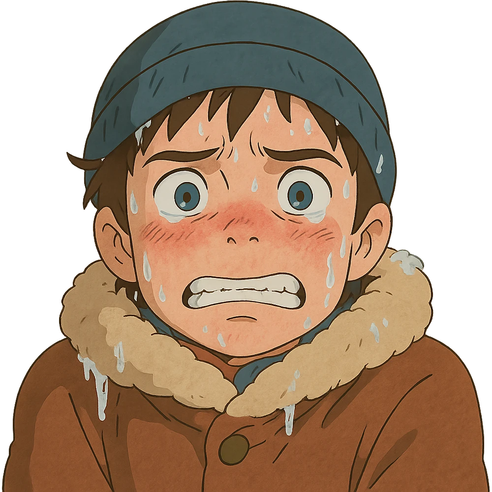 face freezing emoji