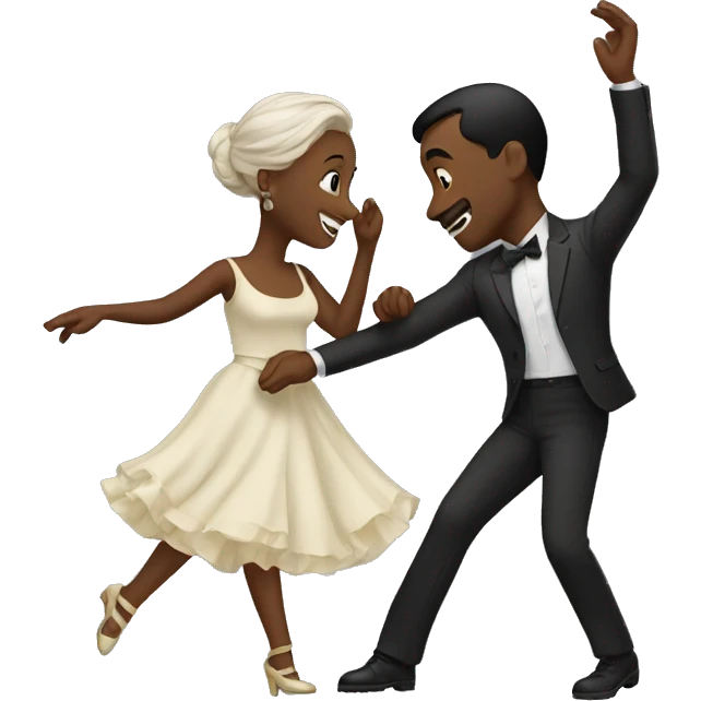 Dancing couples emoji
