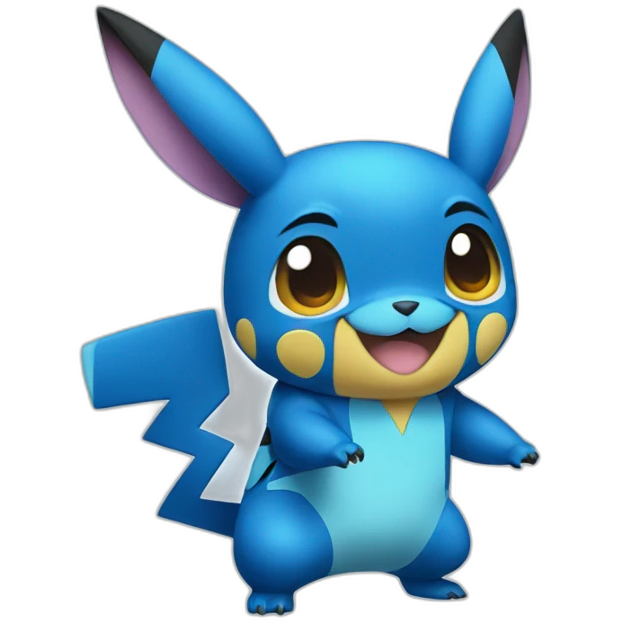 Pikachu wearing Stitch costume emoji