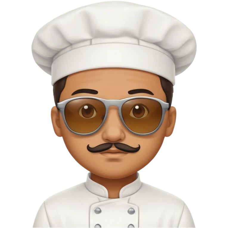 Chef with sunglasses  emoji