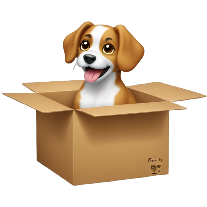 dog in the box emoji