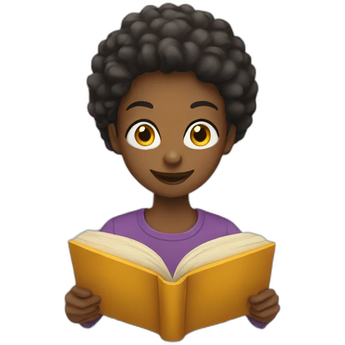 Personne qui lit un livre emoji