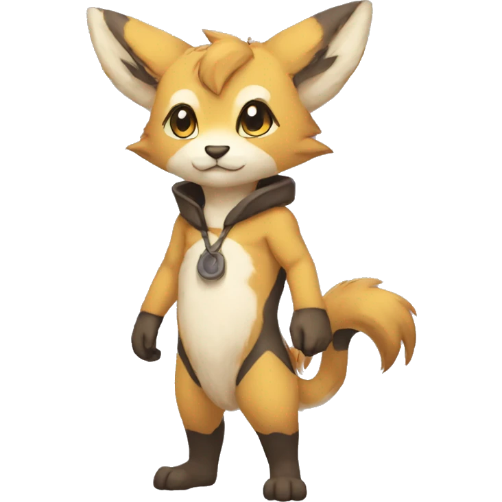 Anthro Chibi-style-Fur-Sona-Fakémon Full Body emoji
