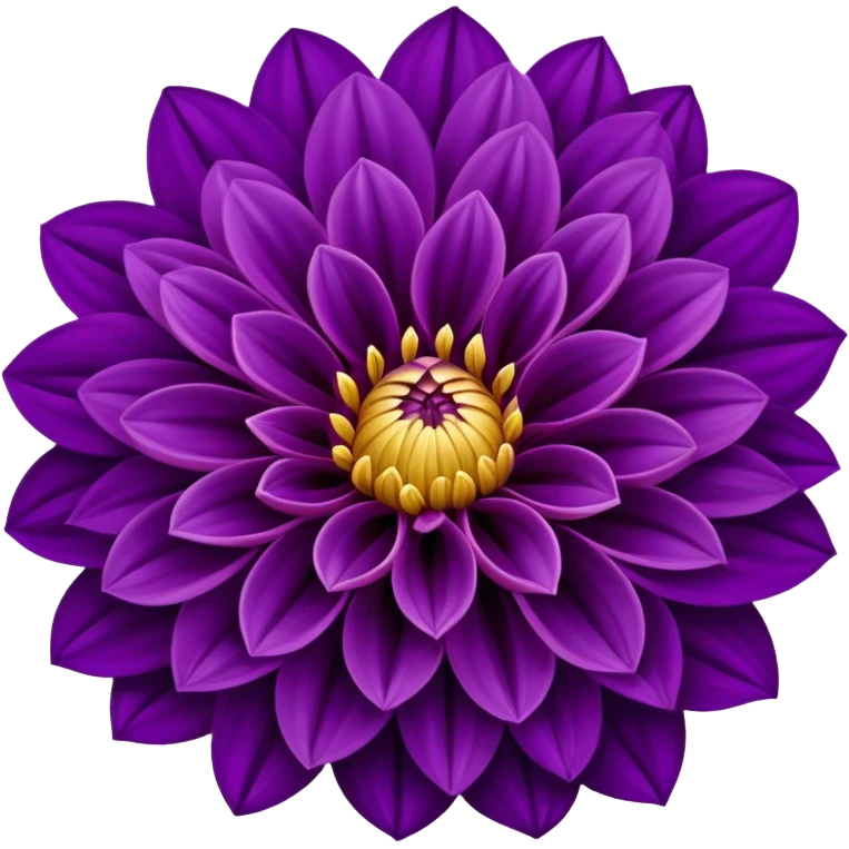 Purple dahlia flower emoji