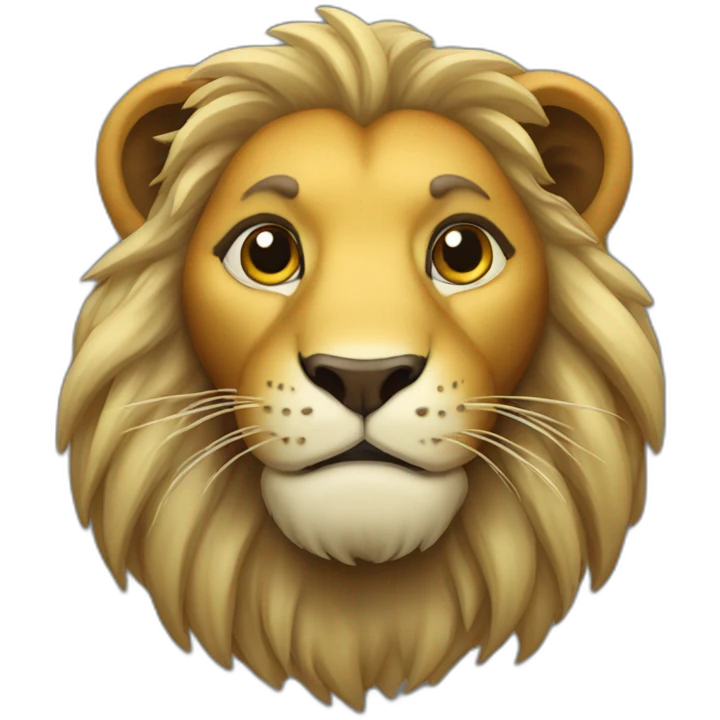 tortue lion emoji