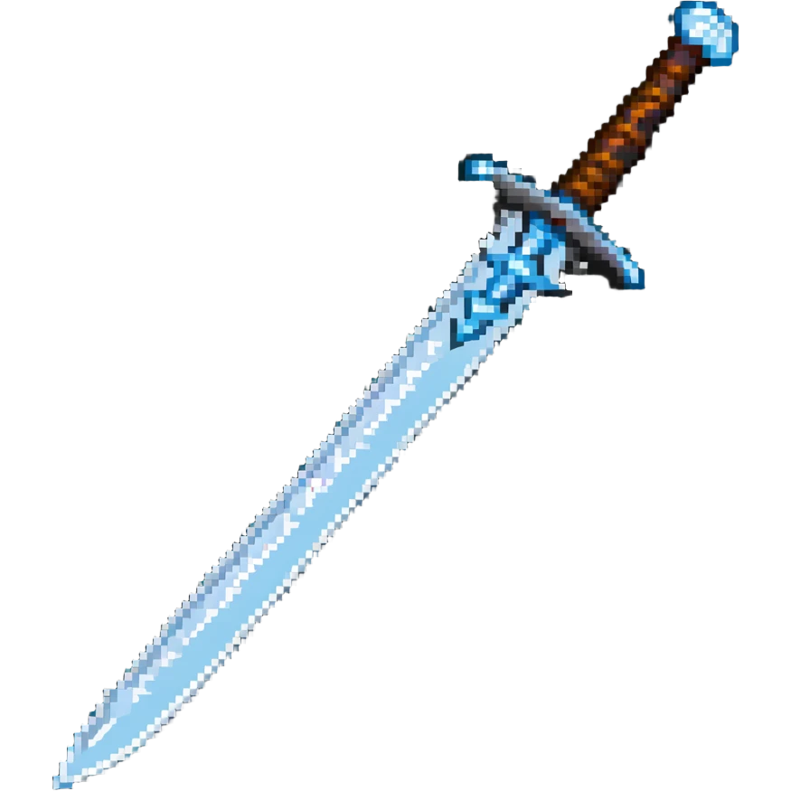 Iron sword with runic engravings on blade emoji