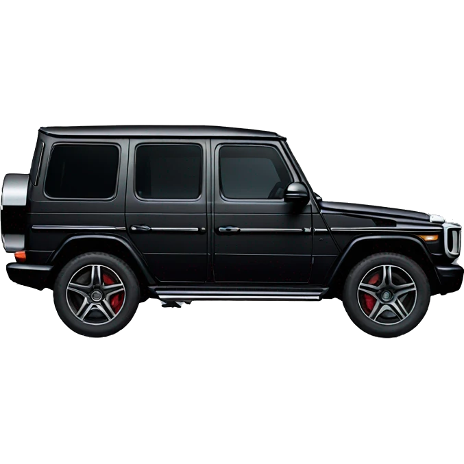 Black Mercedes g wagon emoji