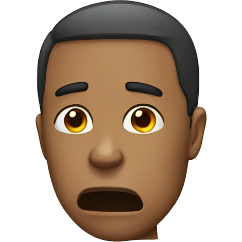 guy crying emoji