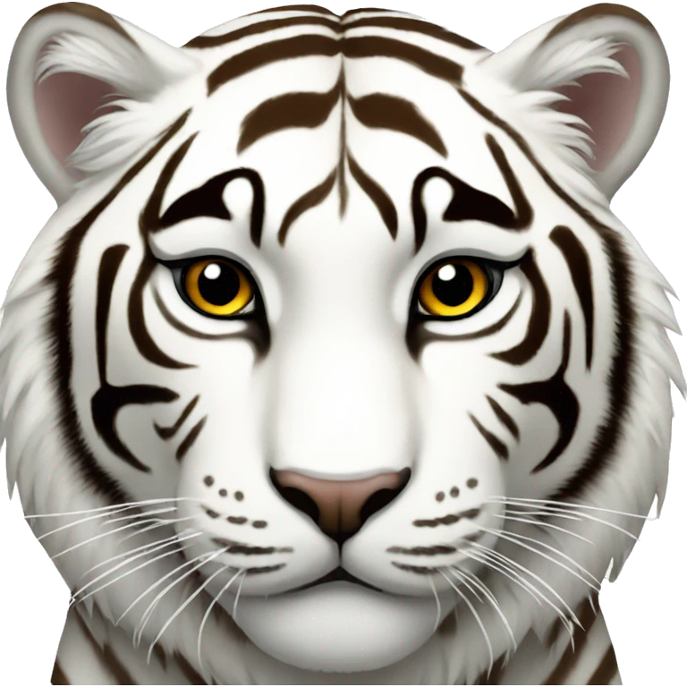 Tigre blanco emoji