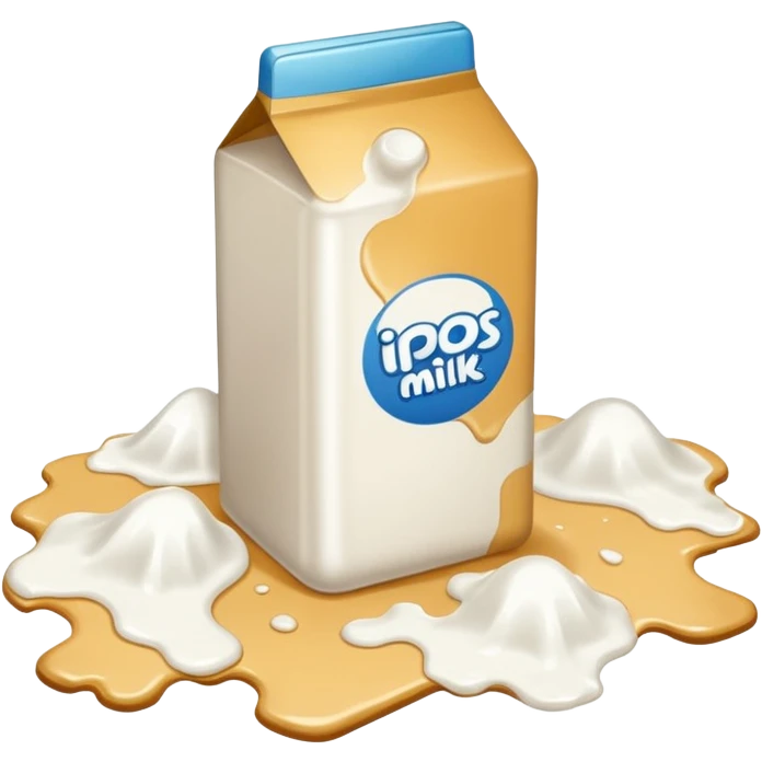 spoiled milk floor spill emoji