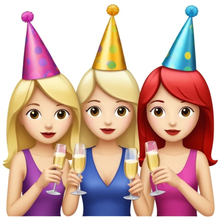 girls party in club emoji