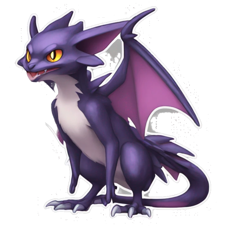 Noivern-Noibat-Nargacuga full body sticker emoji