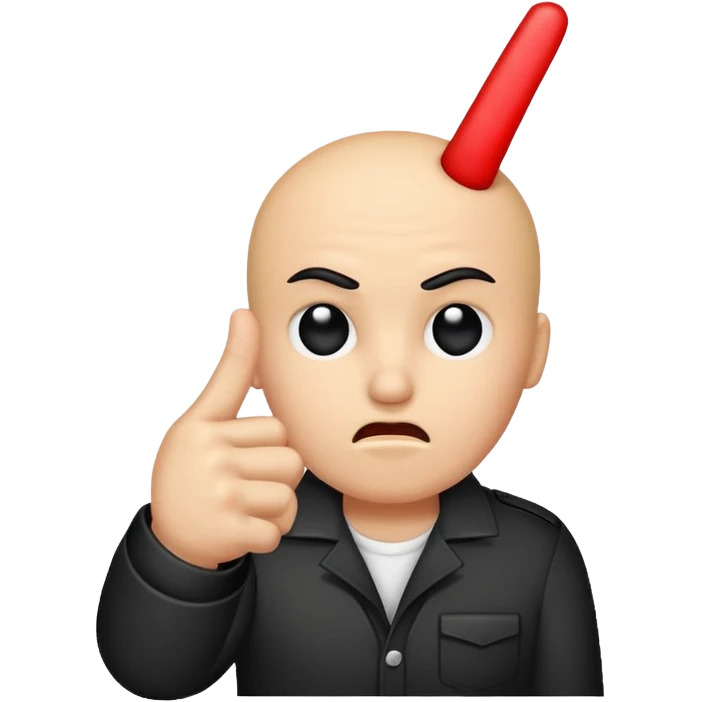 A baddie showing middle finger  emoji