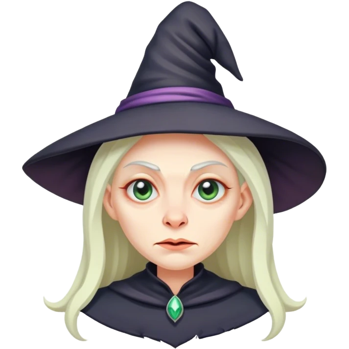 the ugly witch emoji