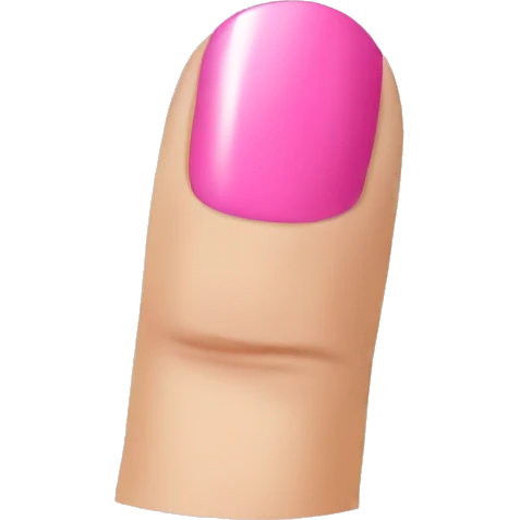 Pink nails emoji