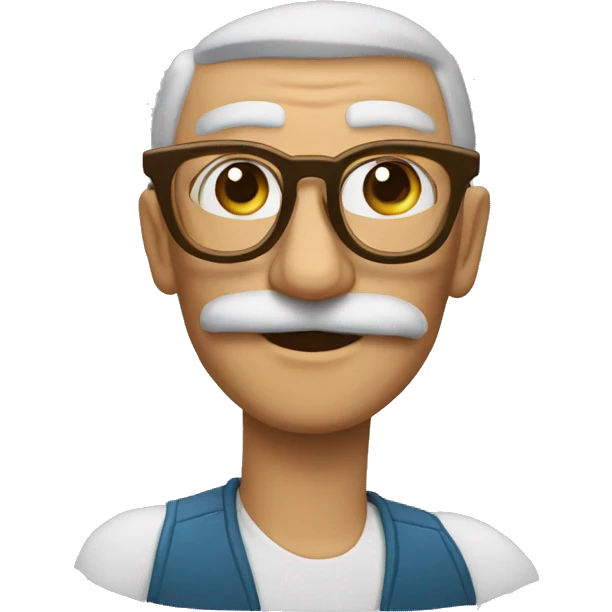 Camarón con lentes  emoji