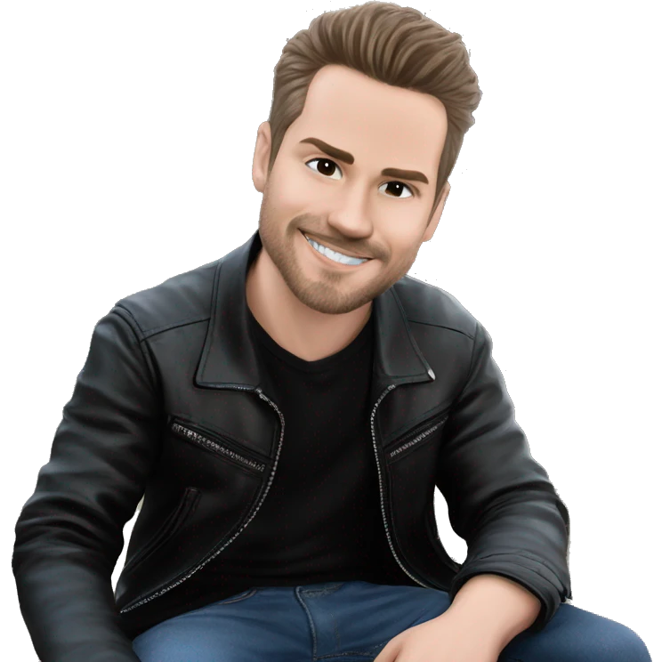 smiling boy in black emoji