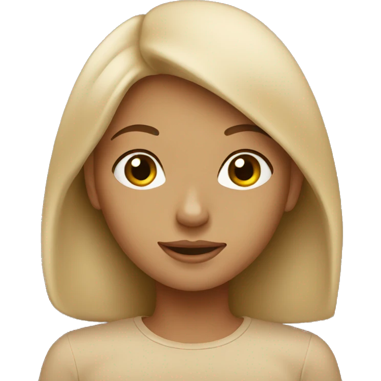 Beige clean Girl emoji