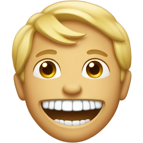 Emoji with teeth  emoji
