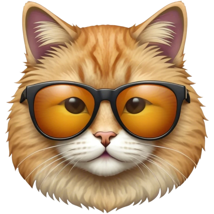 Katze mit Sonnenbrille emoji