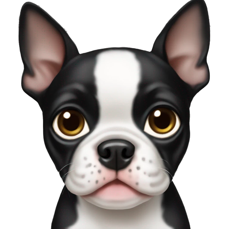 Boston terrier puppy  emoji