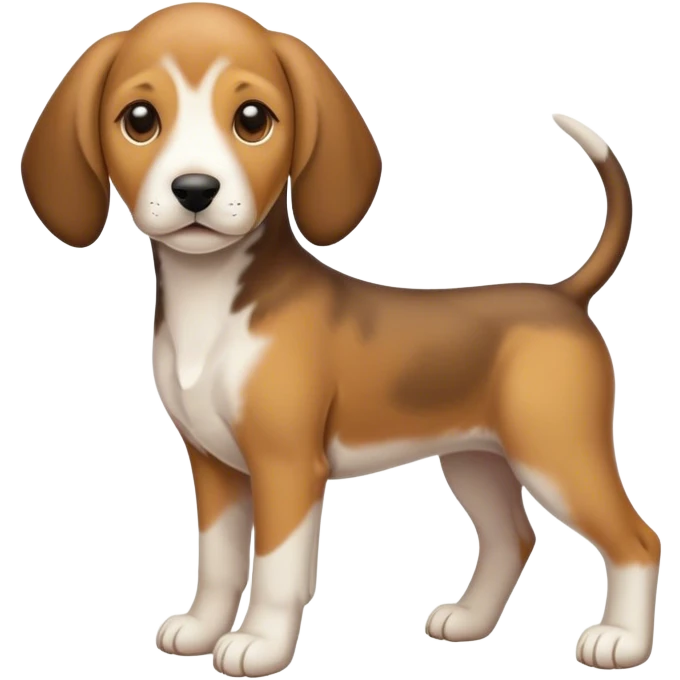 hound puppy full body emoji