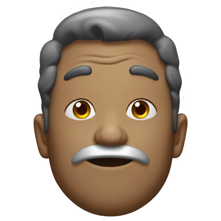 Man drool smoke emoji