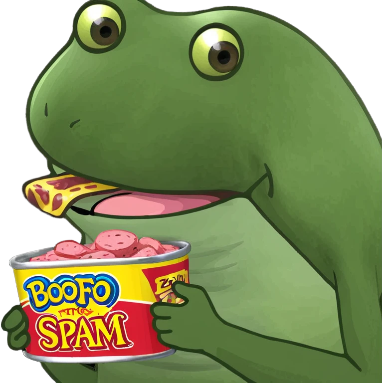 eating SPAM  emoji