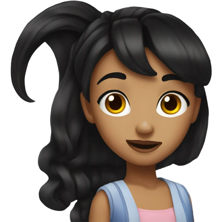Mikey Madison actress realistic black hair emoji