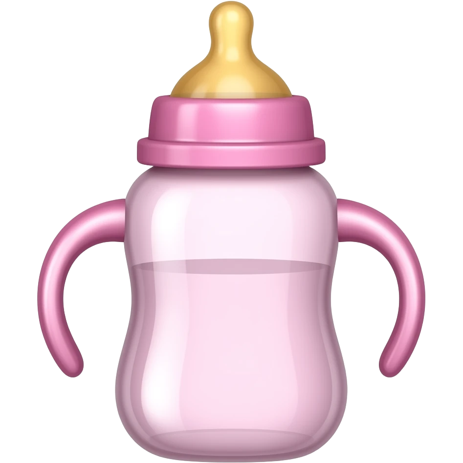 pink baby bottle emoji